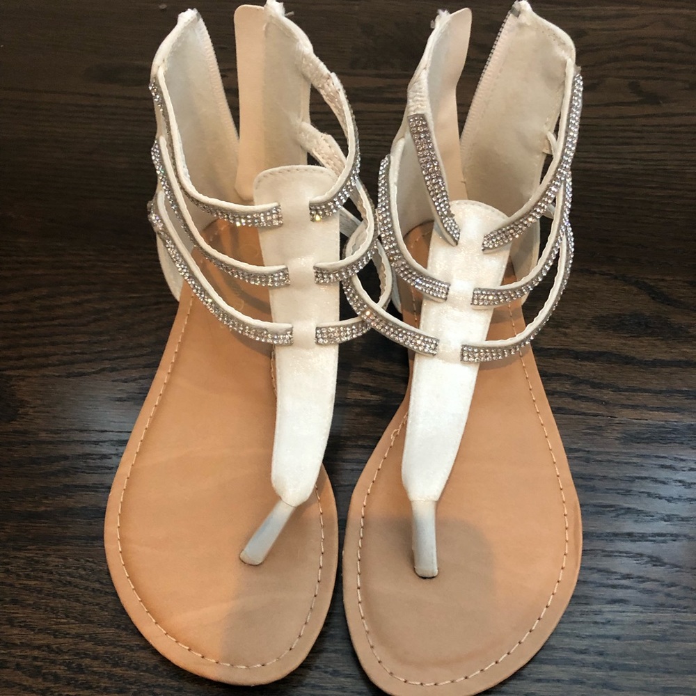 Dream Pairs girls rhinestone sandals size 3